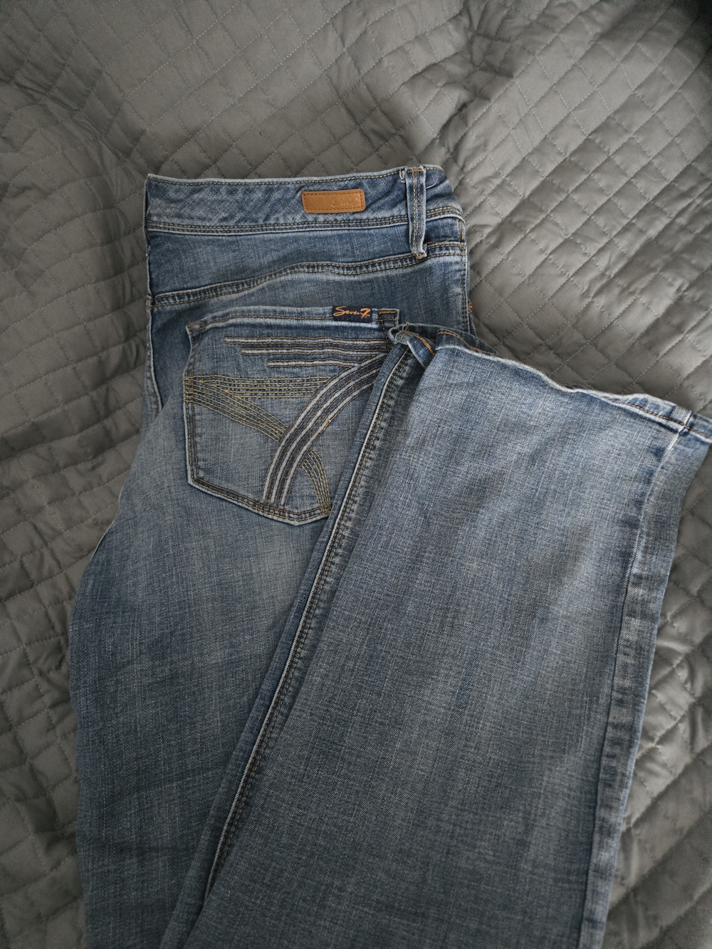 Seven7 Women's Medium Blue Bootcut Jeans Plus Size 18